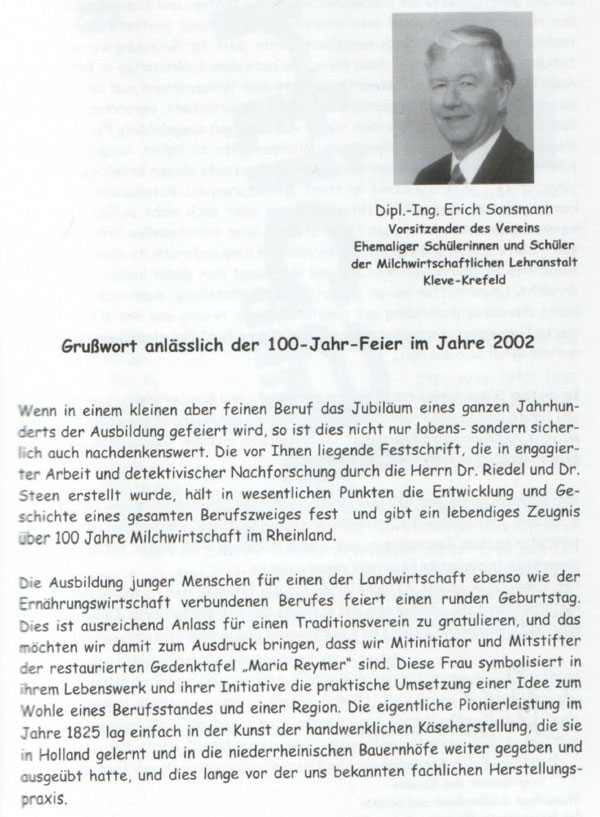 MLUA, Festschrift 2002, Grußwort