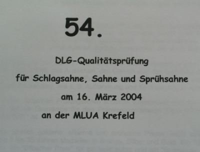 54. DLG-Quiälitätsprüfung am 16.3.2004